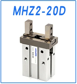 AIRAURRI MHZ2 10D Воздушный Захват двойного действия пневматический палец цилиндр SMC тип алюминиевые зажимы Bore10 MHZ2-10D покрытие