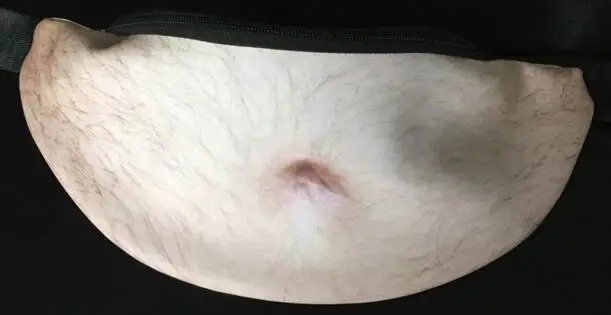 15 стилей, 3D моделирование, новинка, мужская сумка Dad Bod, мохнатая пивная сумка для живота, унисекс, сумки, забавное портмоне, телесный цвет, сумки на пояс