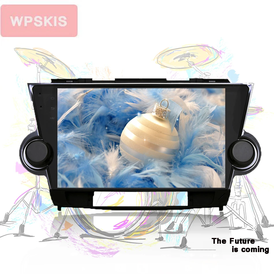 Восьмиядерный 10 1 &quotстерео 1280*720 Android 0 автомобильный DVD GPS навигация Playerfor Toyota