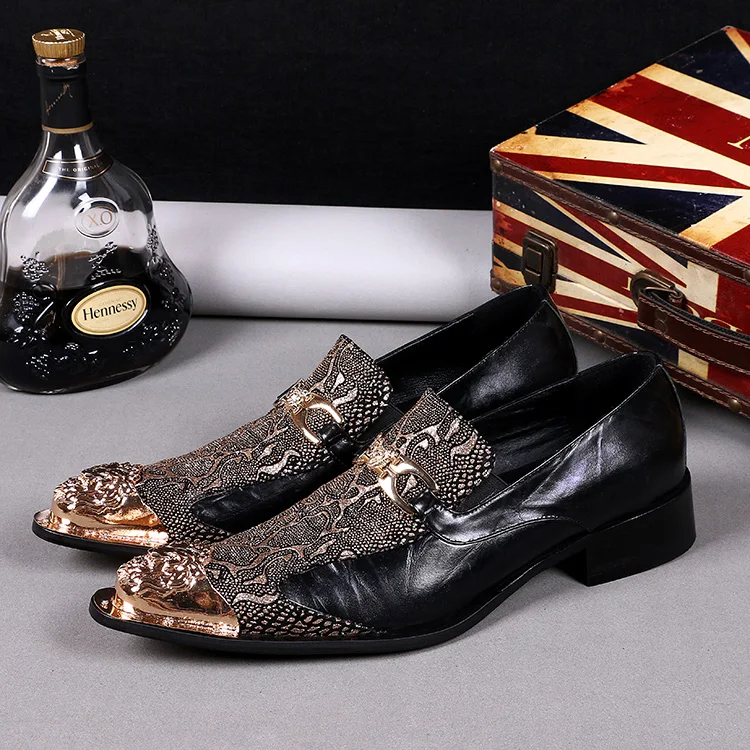 

Men Oxfords Genuine leather Groom Wedding Shoes Big Size euro 46 Mens Dress Shoe