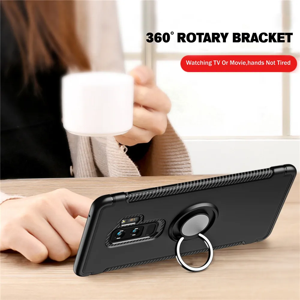 vothoon phone case for samsung galaxy s20 ultra s10 plus s10e s8 s9 note 8 9 10 plus s7 edge car holder ring back cover case free global shipping