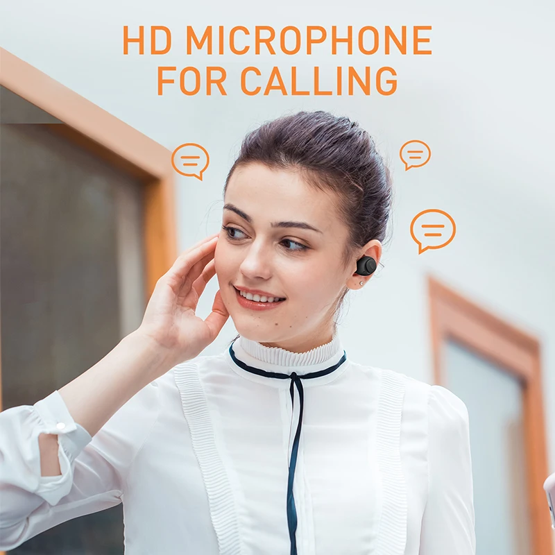 Havit I96 TWS Bluetooth наушники V5.0 HD стерео беспроводной микрофон IPX5 шумоподавление игровая гарнитура парные отдельно