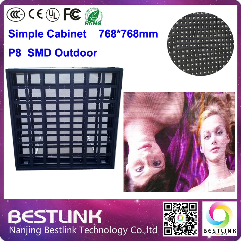 P8 открытый smd 4 сканирования СВЕТОДИОДНЫЙ полноцветный модуль видео LED контроллер