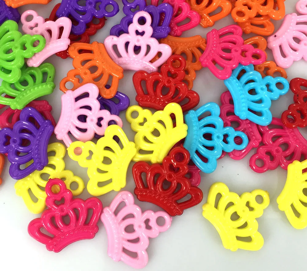 48 шт. Смешанная пластиковая мини-корона принцессы для детского