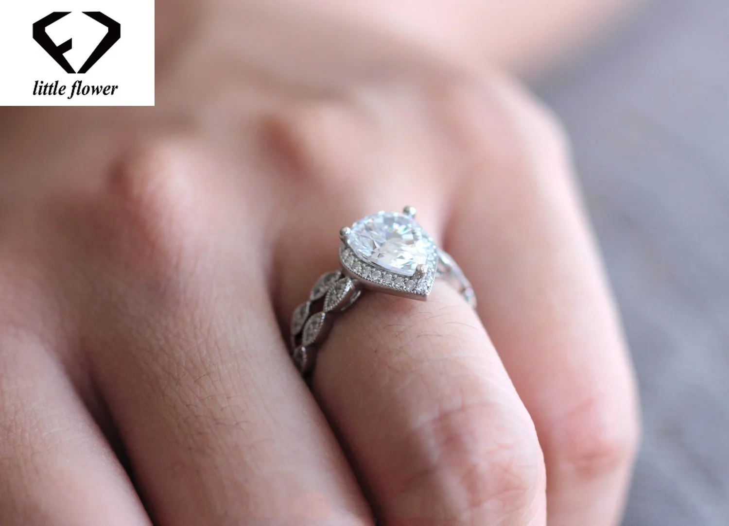 14 К золото грушевидное кольцо с бриллиантами и цирконием Anillos Bague Etoile Перидот Мистик Bizuteria для женщин ювелирные изделия драгоценный камень кольцо с бриллиантами