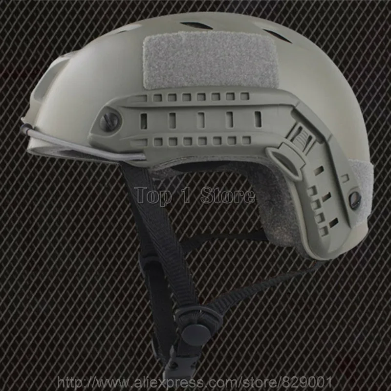 Полный 15 цветов Emerson Быстрый Шлем с защитными Goggle Pararescue Тип прыжка тактический военный шлем