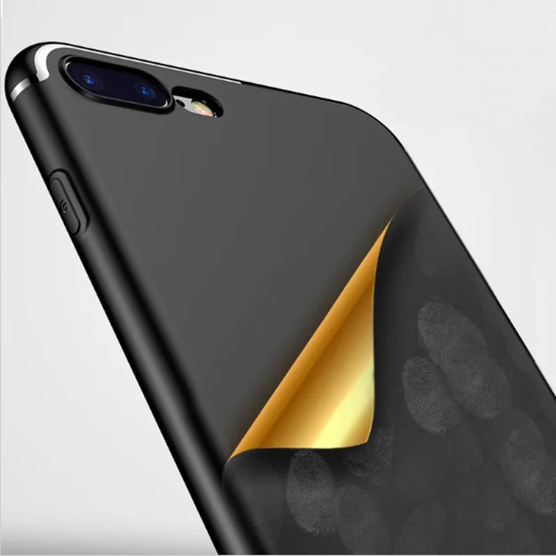 Чехол для iPhone 7 мягкая задняя крышка из тпу X Xs Max XR 8 6S Plus ультратонкий матовый