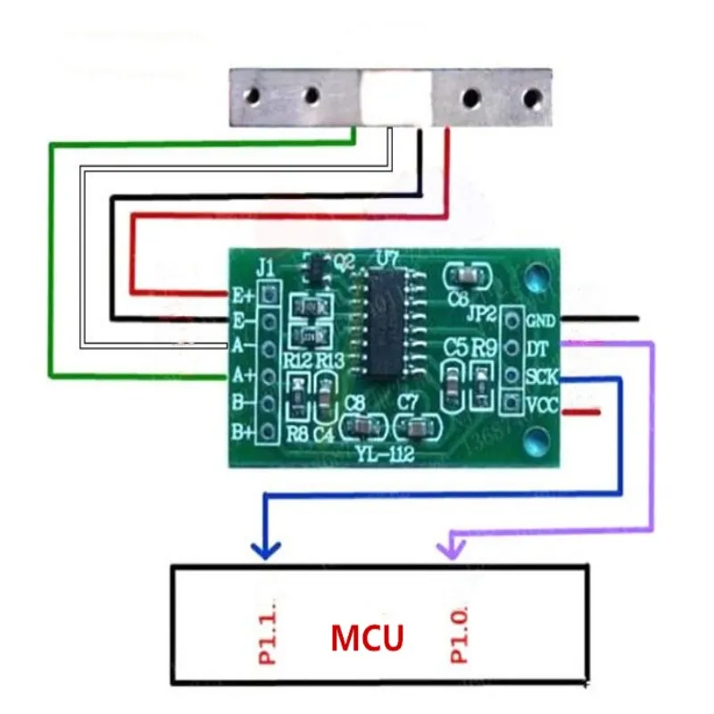 Цифровой датчик веса ячейки нагрузки 1 кг + HX711 s Ad модуль для Arduino 5 10 20 кг|Датчики| |