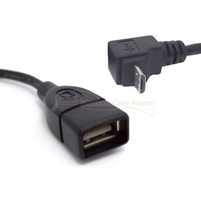 Вниз Угловой 90 градусов Micro USB Мужской хост OTG кабель 25|90 degree micro usb|usb male cableusb cable |
