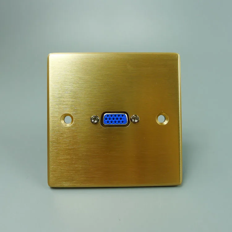 

Настенная панель алюминий золотистого цвета VGA
