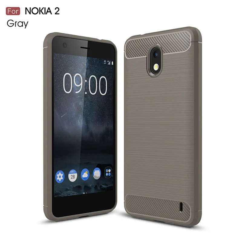 1 шт. Роскошные Чехлы для мобильных телефонов Nokia2 силиконовый защитный гелевый