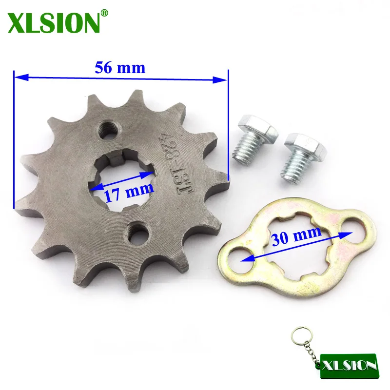 Передняя Звездочка двигателя XLSION 428 13 T Tooth 17 мм для 50 куб. См 70 90 Taotao внедорожный