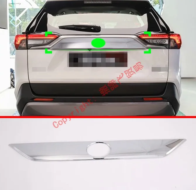 ABS Хромированная Задняя Крышка багажника Накладка для Toyota Rav4 2019 2020 | Автомобили и