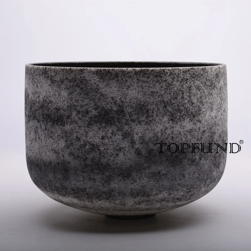 TOPFUND Obsidian Fusion D Note Сакральная чакра Матовый Кварцевый Поющий чаша 10&quot | Спорт и