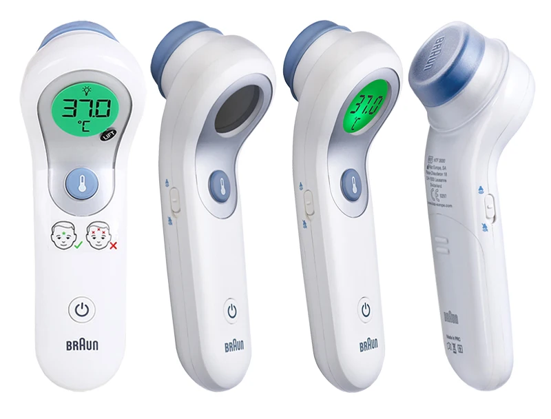 Термометр Braun NTF3000 без сенсорного лба цифровой измеритель температуры семейный профессиональный монитор здоровья