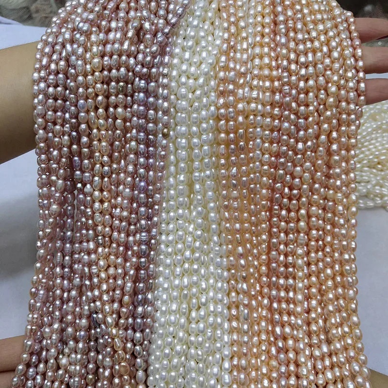 Бусины Из Натурального пресноводного жемчуга высокое качество 38 см бусины для
