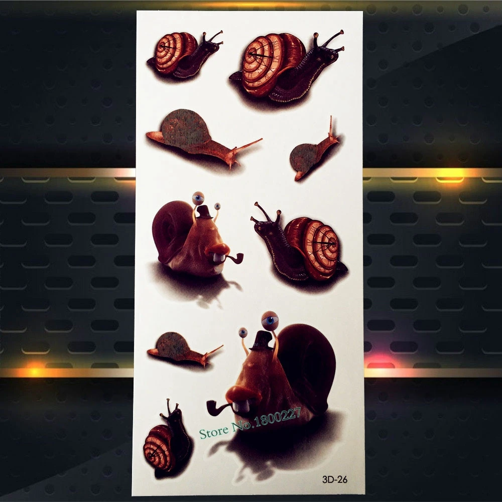 Горячая водостойкая боди-арт поддельная Татуировка черные чернила английские