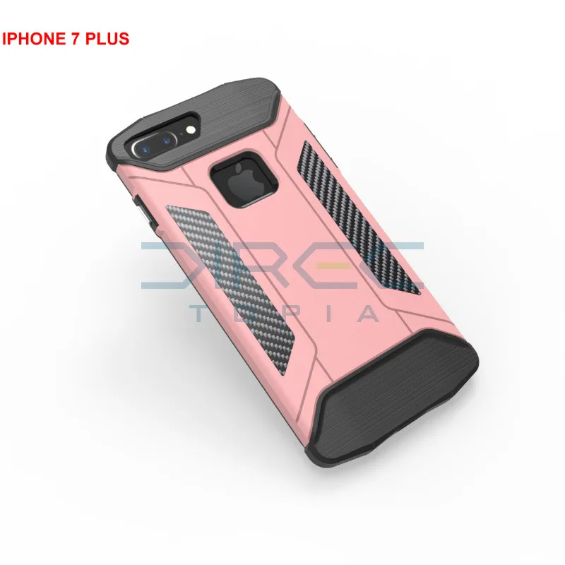 2017 запасы ограничены PC + TPU 3 слоев Гибридный всего тела защиты для iPhone 7
