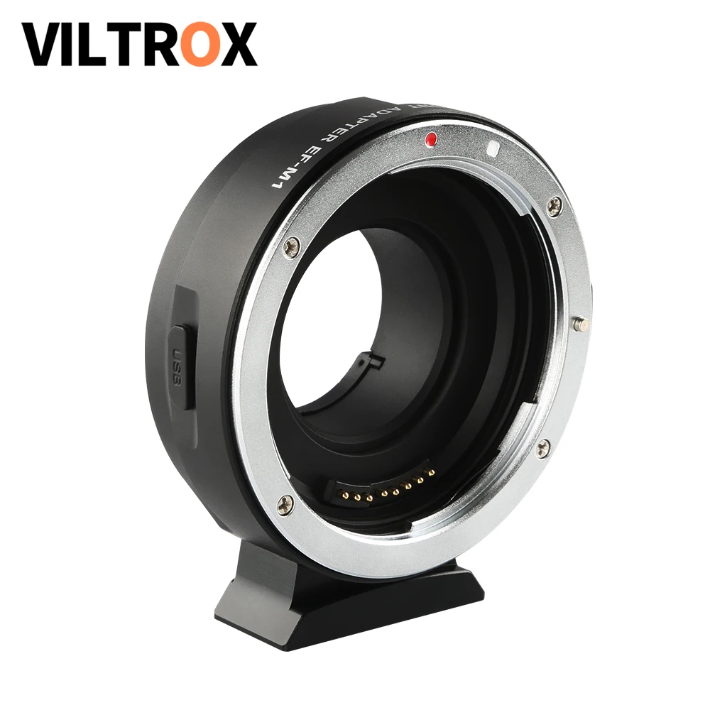 Viltrox EF-M1 автофокусом Exif адаптер для объектива Canon EOS EF EF-S объектив M4/3 Камера GH5GK GH85GK GF7GK GX7 E-M5 II E-M10 III