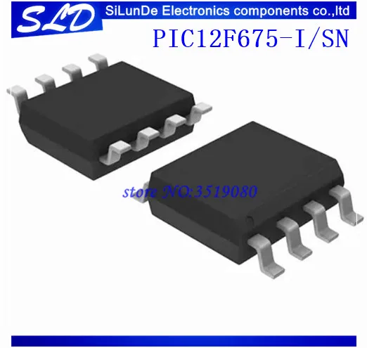 

2pcs/lot PIC12F675-I/SN SOP-8 PIC12F675 SOP 12F675-I/SN SMD 12F675 new and original