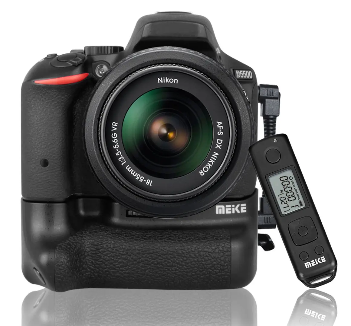 

Meike MK-D5500 Pro 2.4G wireless Remote Control Battery Grip Holder for Nikon D5500
