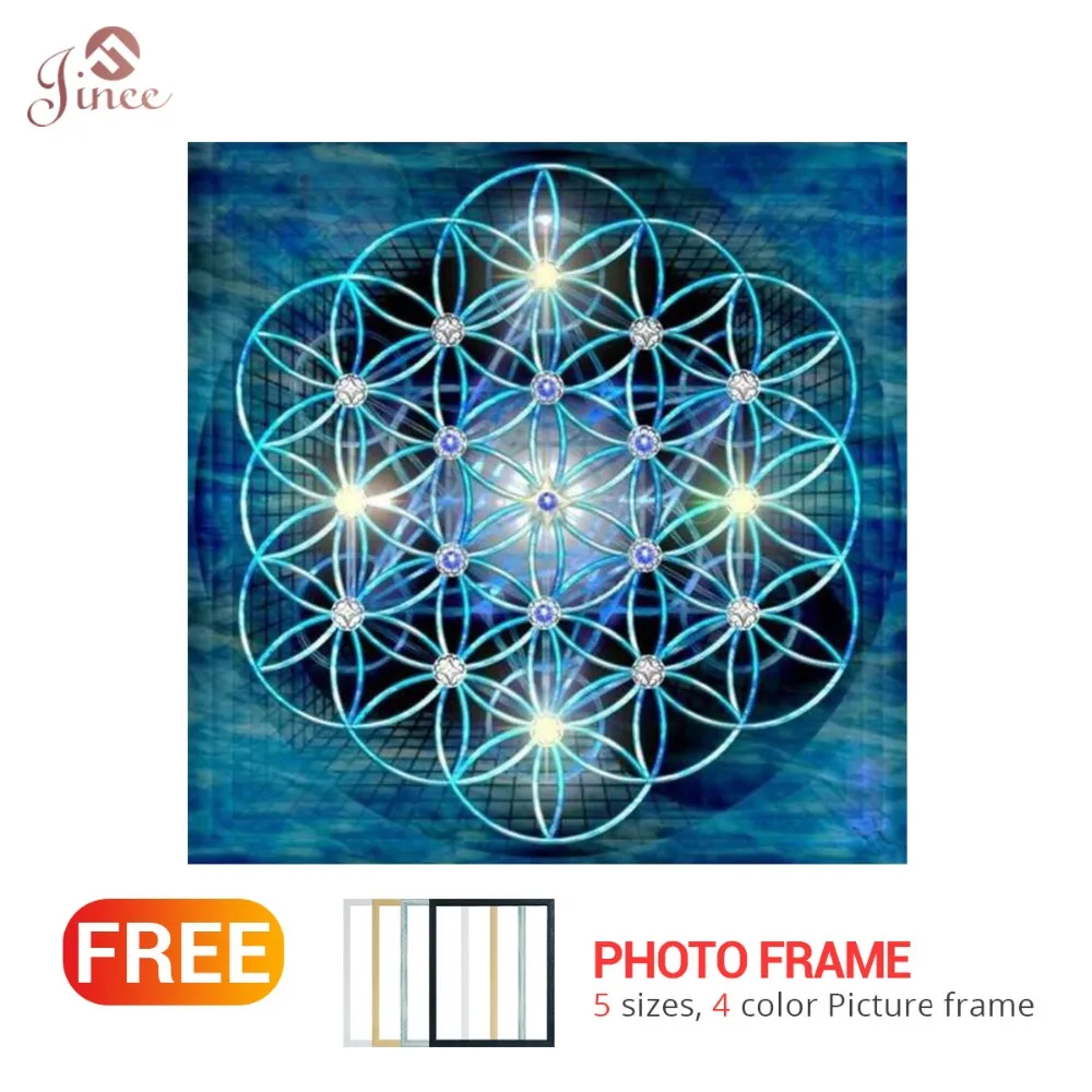 Картина с рамкой для медитации бриллиантовая картина сделай сам полная 5D