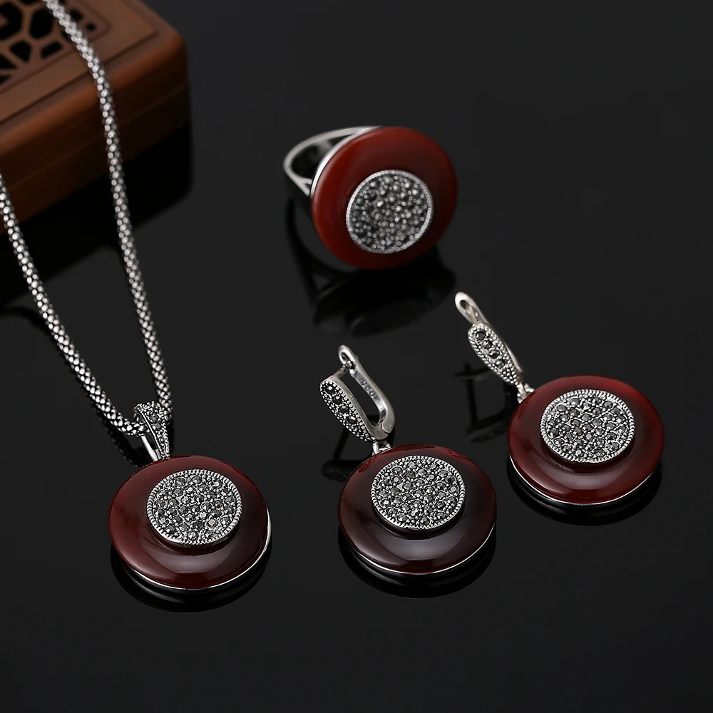 Женский винтажный комплект ювелирных изделий Sellsets вечерние комплекты из