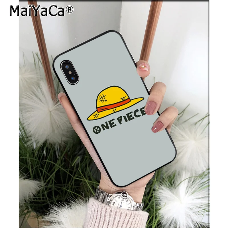A5 MaiYaCa one piece Monkey D Луффи Зоро ТПУ мягкий черный чехол для телефона iPhone X XS MAX 6 6S 7 7plus 8 8Plus 5 5S XR - Цвет: A5