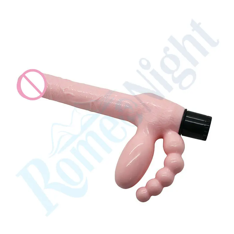 Baile супер без бретелек фаллоимитатор с G Spot Стимулятор и Анальная пробка ремень