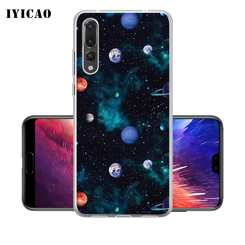 IYICAO niverse Planets Stars Мягкий силиконовый чехол для телефона Huawei P30 P20 Pro P10 P9 P8 Lite P Smart TPU |
