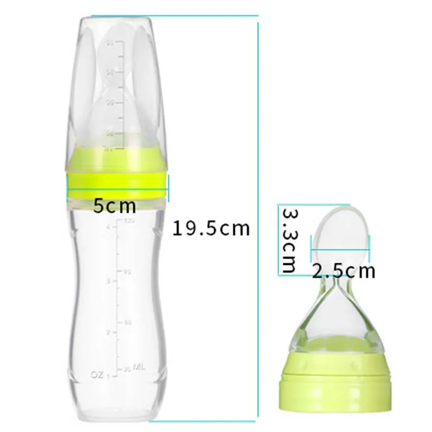 Бутылочка для новорожденных герметичная ложка дозирования продуктов 120 мл сок