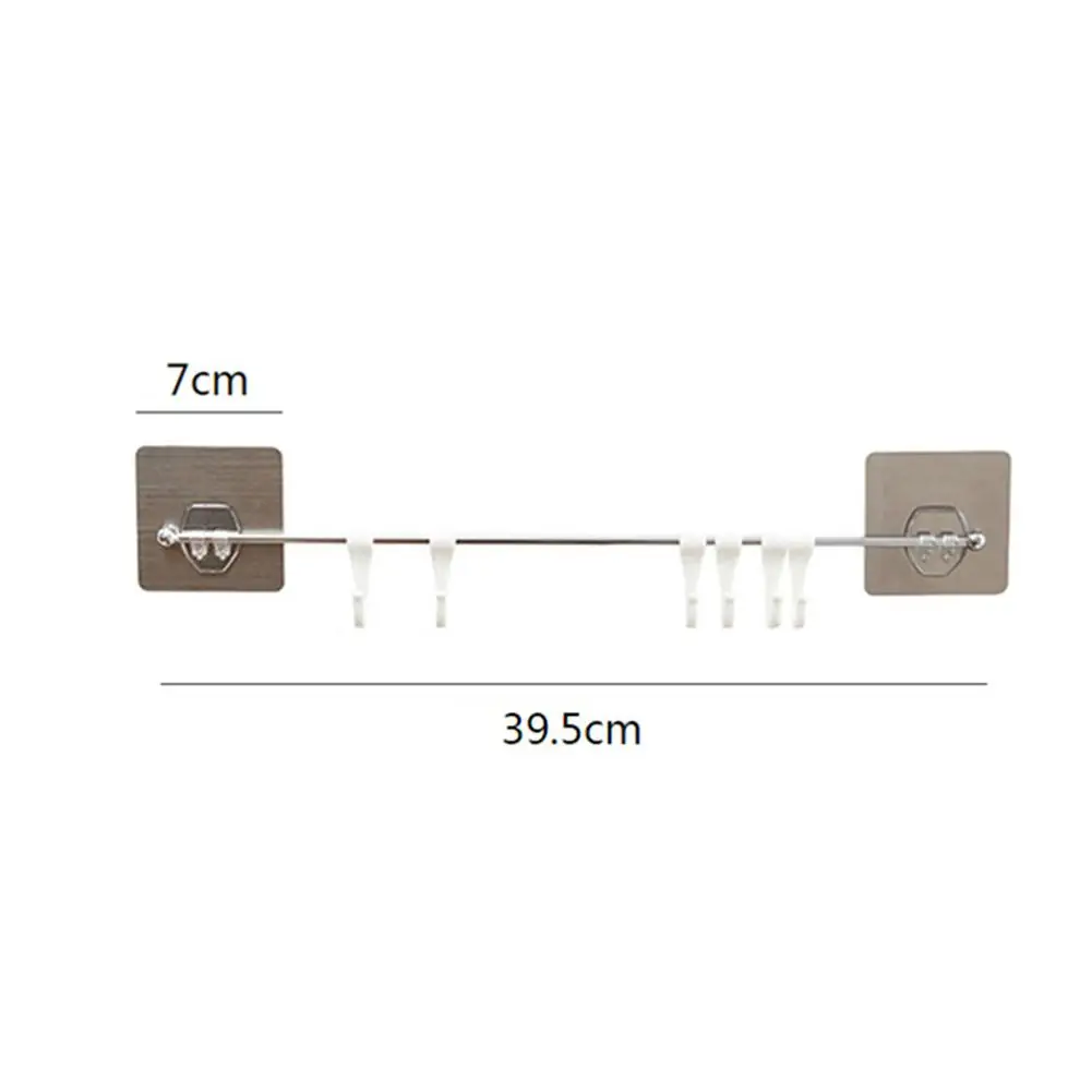 Крепкие бесшовные крючки из нержавеющей стали для хранения продуктов в ванной