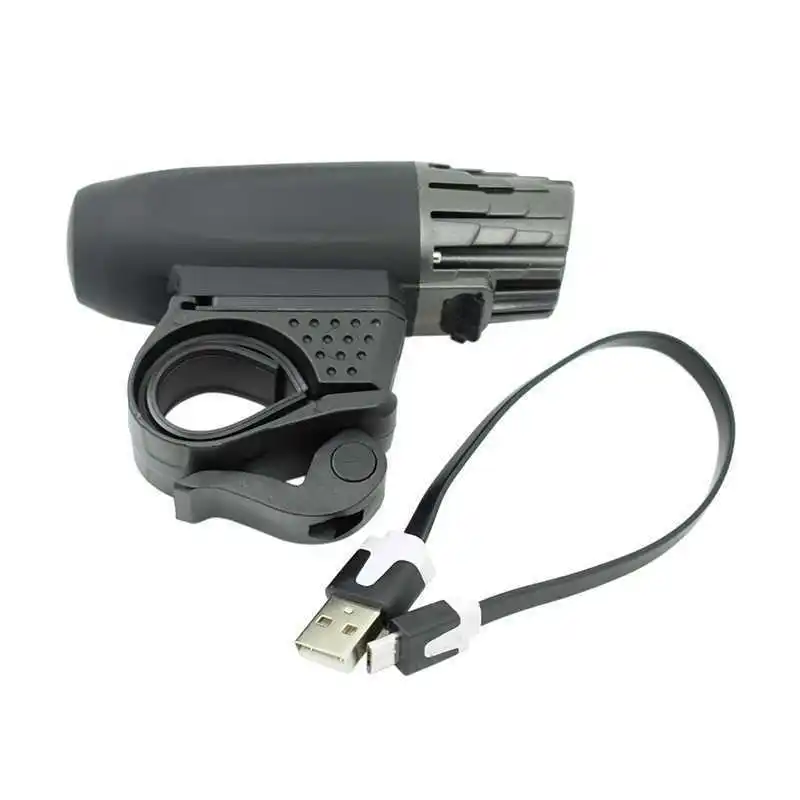 Светодиодная велосипедная фара WasaFire перезаряжаемая через USB передняя для