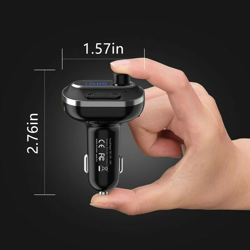 Беспроводной Bluetooth Автомобильный Handsfree AUX аудио приемник FM адаптер USB зарядное