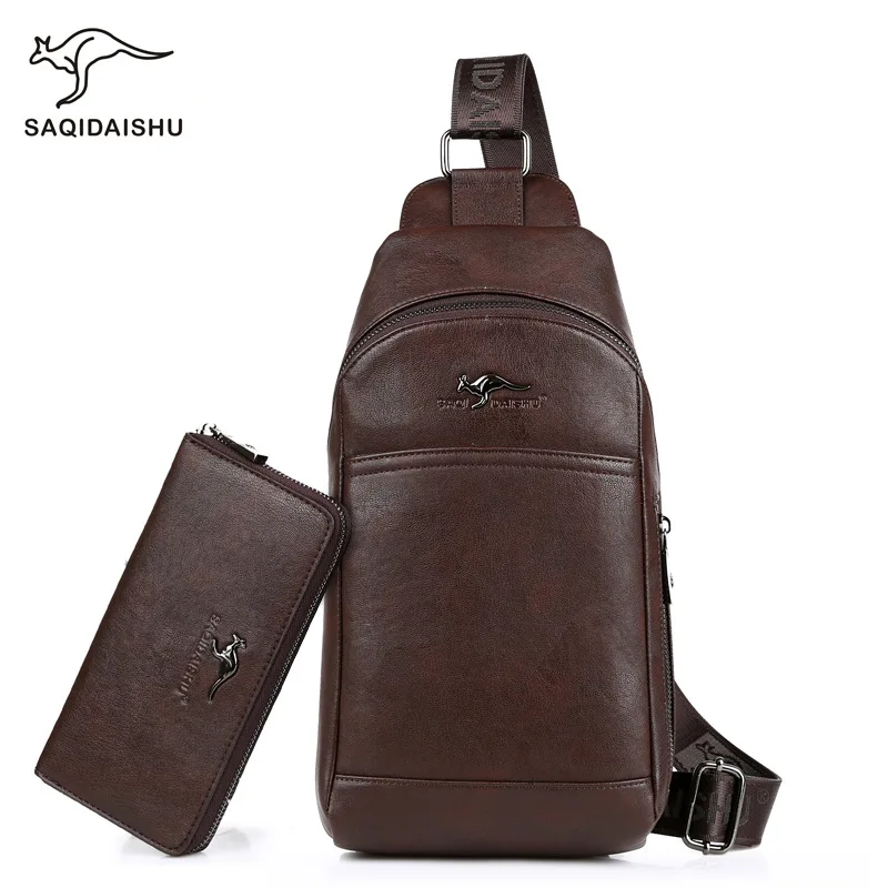 supreme bag umka men's bag over the shoulder USB men's waist bag Water Repellent Travel Messenger Bag pentacle handbag Male pack
