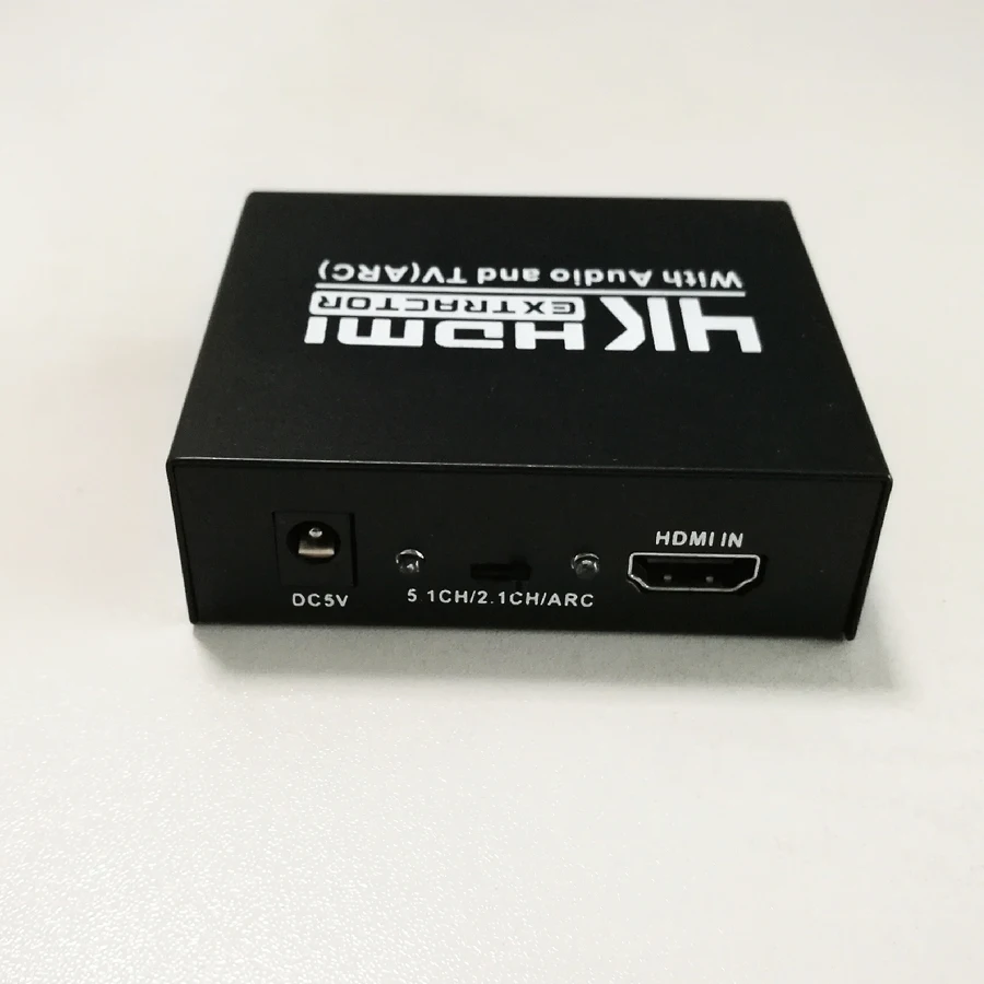 4K HDMI аудио экстрактор конвертер 5.1CH HDMI экстрактор с аудио и ТВ ARC цифро-аналоговый аудио экстрактор оптический коаксиальный