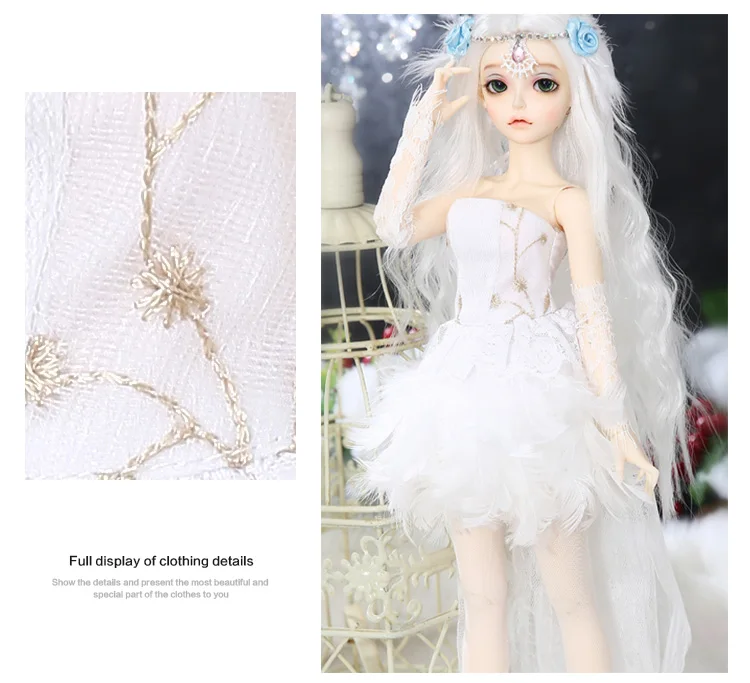 BJD Кукла Одежда 1/4 платье красивая одежда краткое описание Ссылка для Minifee Fairyline девушка тела аксессуары Сказочная страна YF4-355 YF4-356