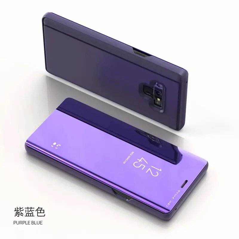 Для Samsung Galaxy Note 9 8 S8 S9 Plus J4 J6 A6 A8 2018 J7 Neo J3 J5 2017 A5 A7 чехол с откидной крышкой и зеркалом