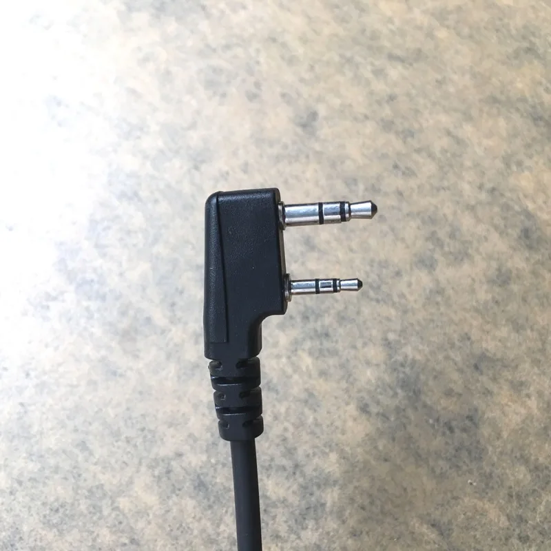 

10pcs DIY 4wire Microphone Cable K Plug 2pins For Kenwood Wouxun Baofeng Puxing Linton Tyt Quansheng Walkie Talkie