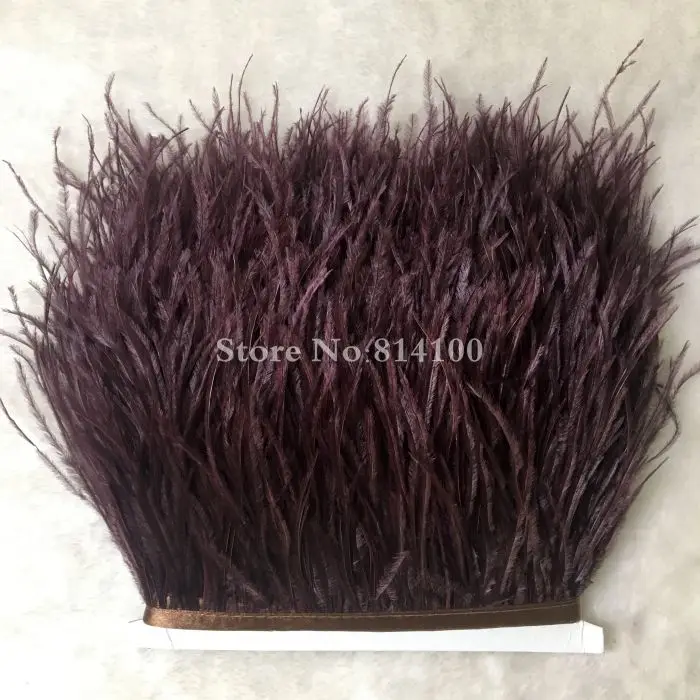 

Темно-кофейная разноцветная длинная искусственная бахрома отделка 10-15 см перо боа полоса для вечеринки аксессуары для одежды крафт