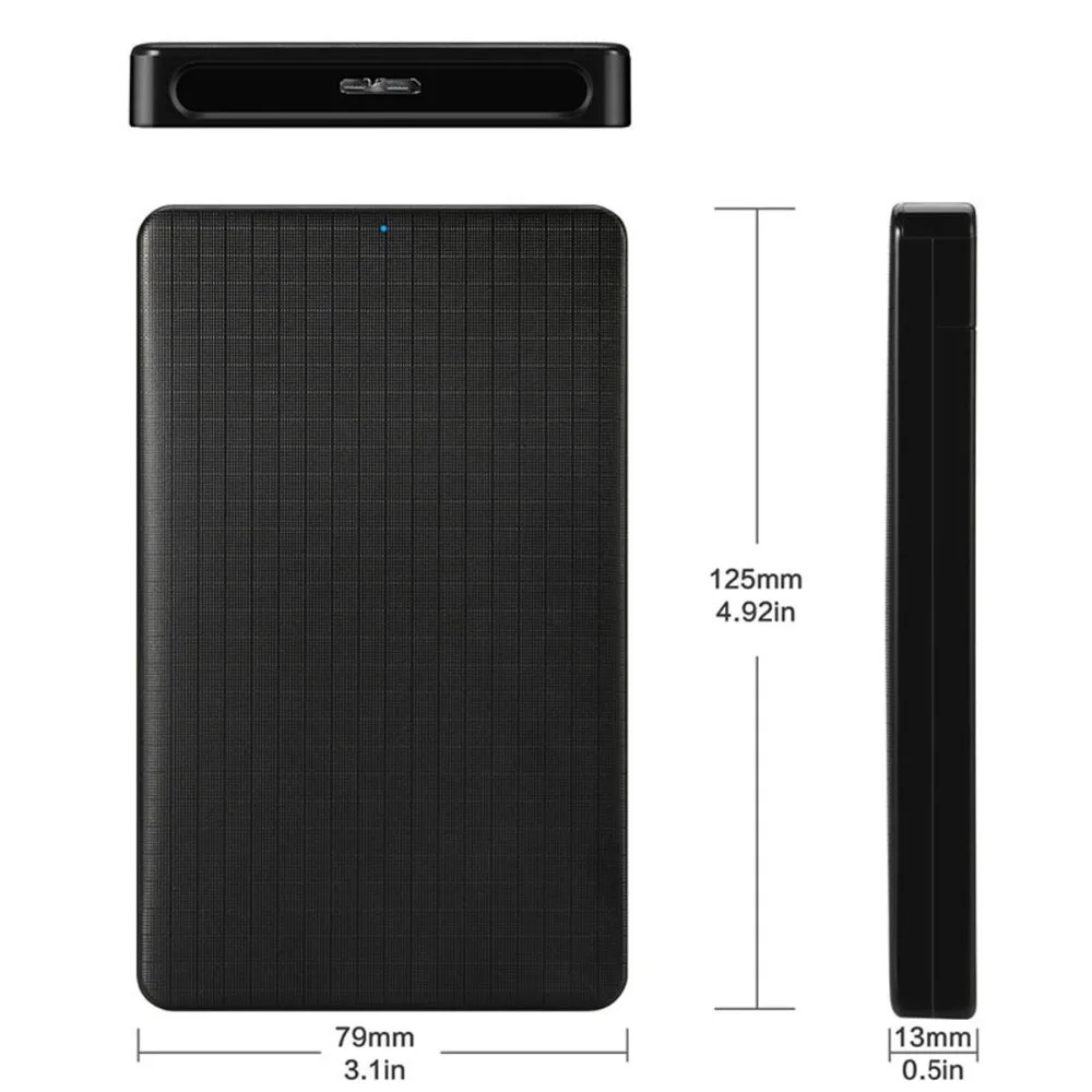 Корпус внешнего жесткого диска 2 5 дюйма Sata 22pin 7 + 15 SSD к USB 3 0 для ноутбука ПК и Macbook |