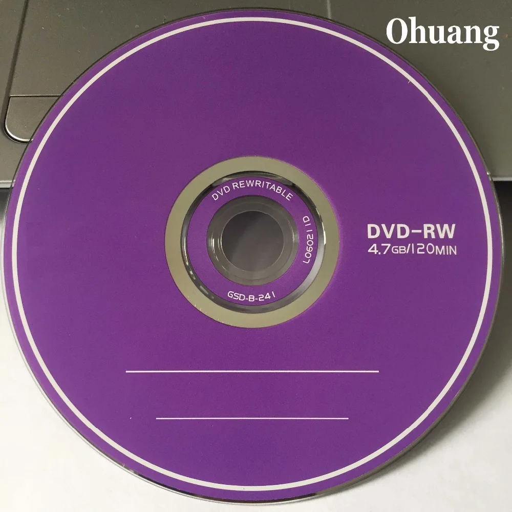 5 дисков класса A X4 4,7 GB пустой Печатный DVD RW диск
