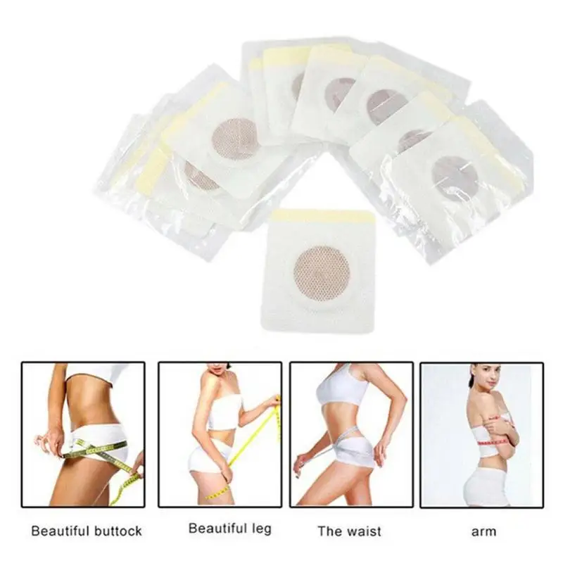 30Pcs/Lot Chinese Medicine Weight Loss Navel Sticker Magnetic Slim Detox Adhesive Sheet Fat Burning Slimming Diet Patch Pads