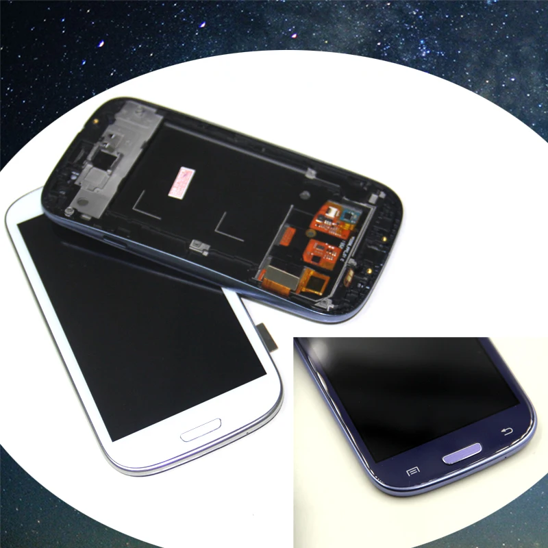 ЖК дисплей для Samsung Galaxy S3 GT i9300 сенсорный экран в сборе с рамкой дигитайзера|Экраны