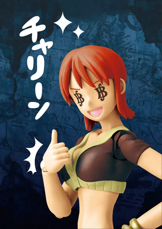 100% оригинальная BANDAI Tamashii Nation S.H. Фигурка (SHF) Nami из ONE PIECE|bandai figure|bandai animefigure types |