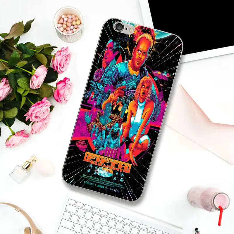 Лидер продаж мягкие силиконовые чехлы с пятым элементом из ТПУ для iPhone X XR XS Max 10 7 6