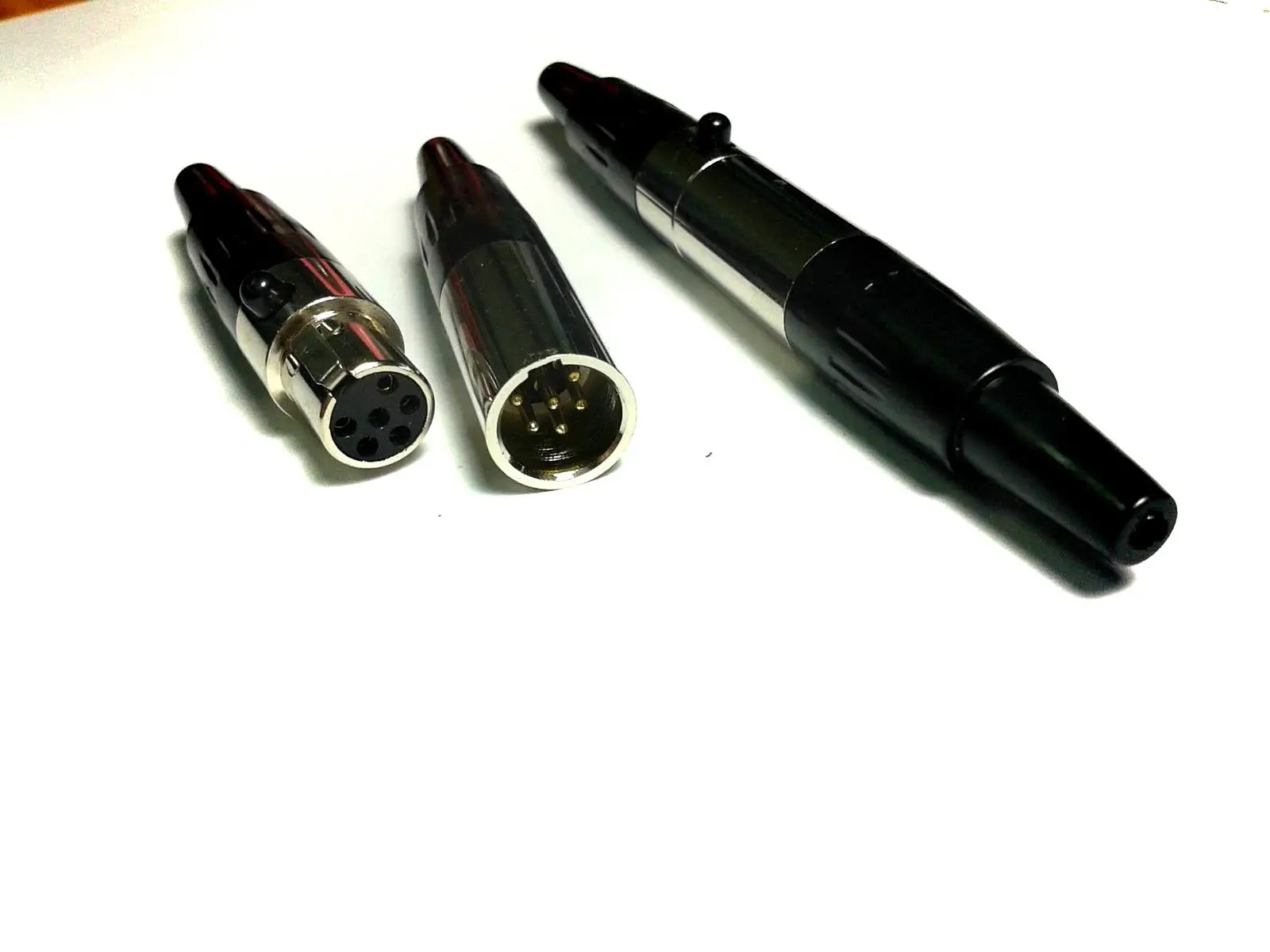 1 компл. Mini 6 PIN MINI XLR IN LINE (1 штекер + гнездо) адаптер|adapter jack|adapter femaleadapter plug |
