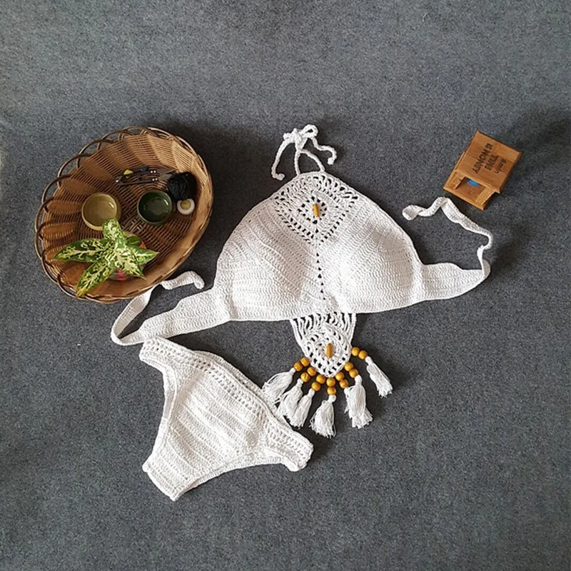 Новинка 2017 купальный костюм пляжный с кисточками и Раздельный купальник