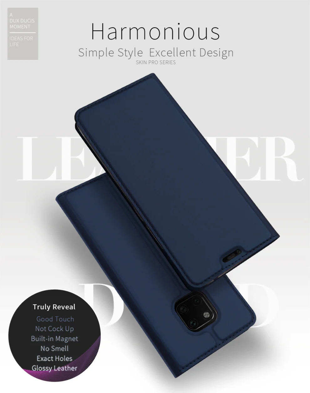 DUX DUCIS кожаный чехол для huawei mate 20/Pro/X/Lite Coque mate 20X роскошный флип-кошелек чехол для huawei mate 20 чехол