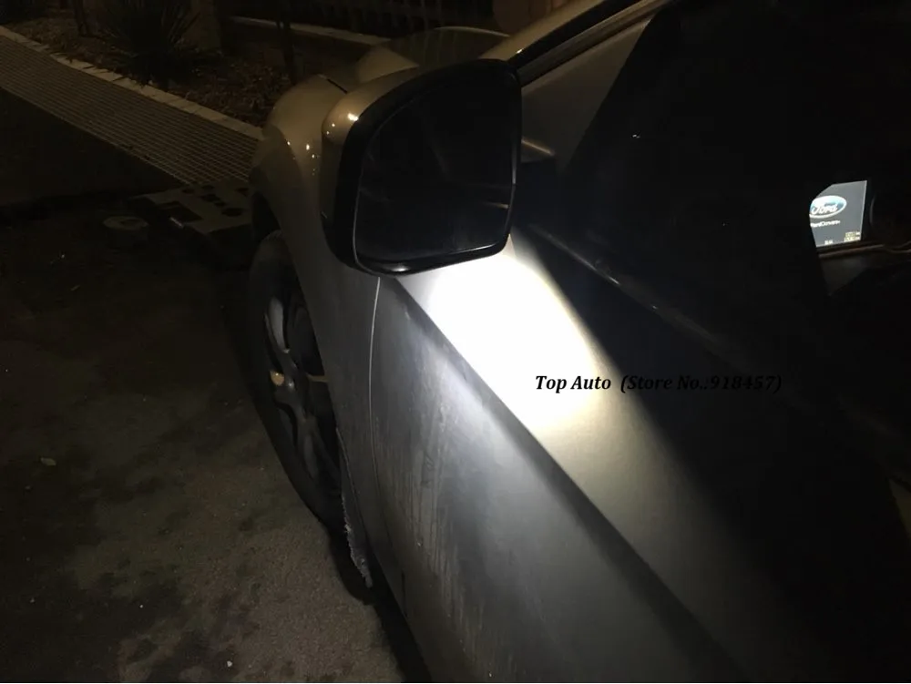 2 шт. светодиодный под боковое зеркало Puddle свет лампы нет ошибок для Ford Focus Kuga C Max
